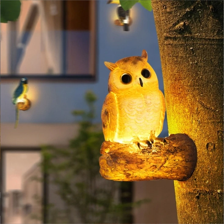 

Animal Simulation LED Wall Lamp for Outdoor Entrance Hall Corridor & Garden Tree Landscape for Bird Decoration