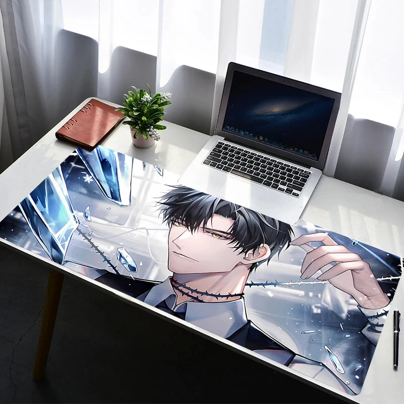 

Mouse Pad Rubber Laptop Extended Desktop Mat Computer Gamer Mousepad PC Love And Deepspace Zayne Gaming Accessories Keyboard Pad