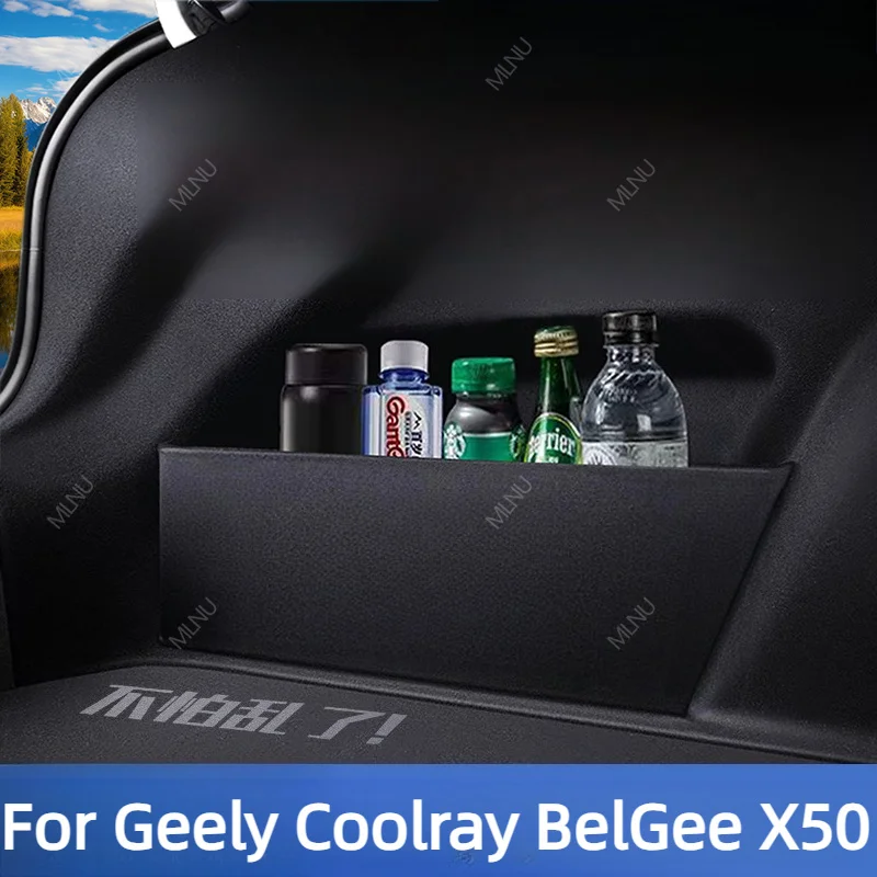Trunk Divider For Geely Coolray BelGee X50 2024 2023 2022 2020 2019 Accessories Fabric Foldable Anti-Splash Tear-Resistant