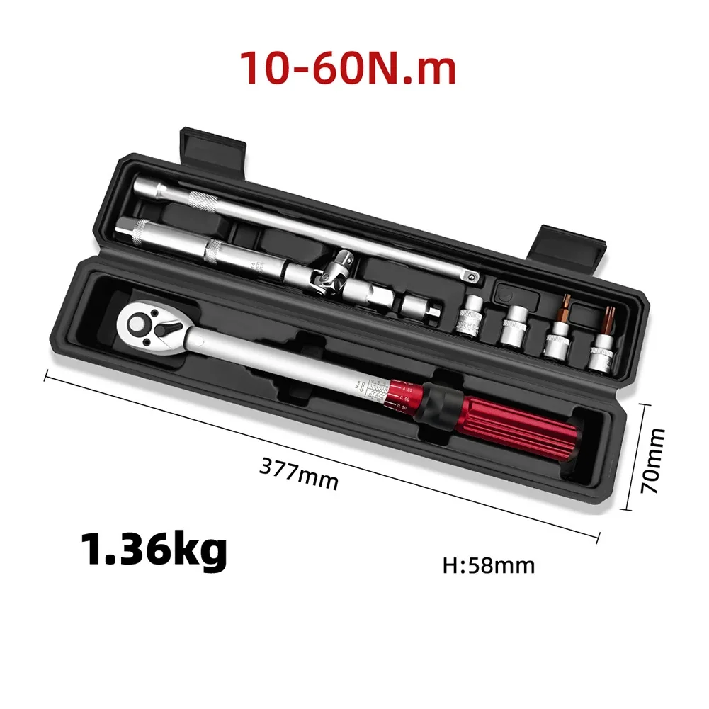 

Torque Wrench Set with Dual Scale and Ergonomic Handle for Efficient Use in Automotive and Mechanical Projects