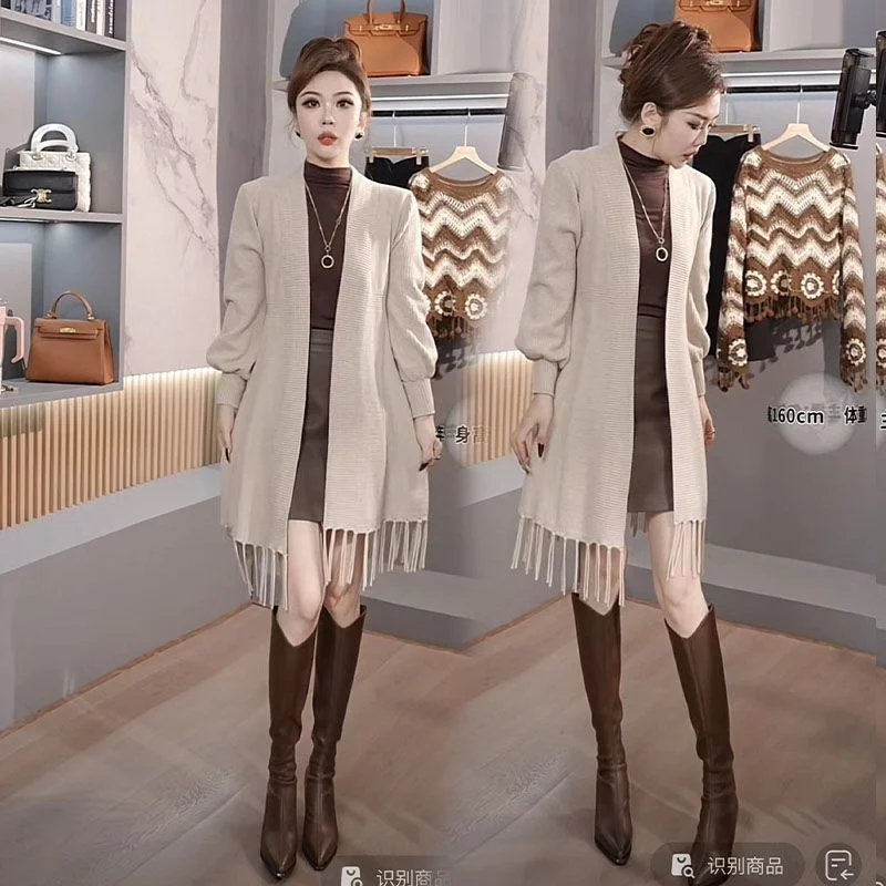 

Удлиненные кардиганы темно-розового цвета для женщин: зимние, в французском стиле, с капюшоном, меховой отделкой, шерстяные, толстые, однобортные, свитер-пальто, с высоким воротником, для офиса (OL)