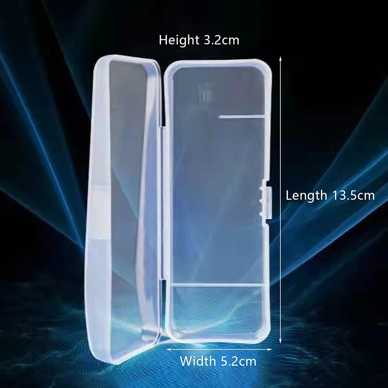 Universal Transparent Plastic Men‘s Shaver Storage Box Portable Manual Razor Case Waterproof Shaving Holder