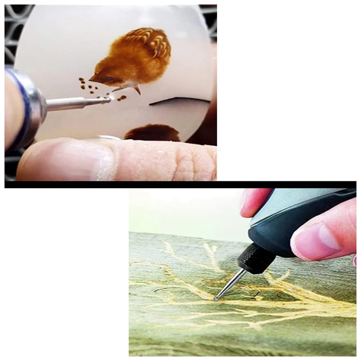 13 Pcs Ball Shape Diamond Burr Diamond Mounted Grinding Burs Stone Carving Set with 3/32 Inch Mandrel for Rotary Tools