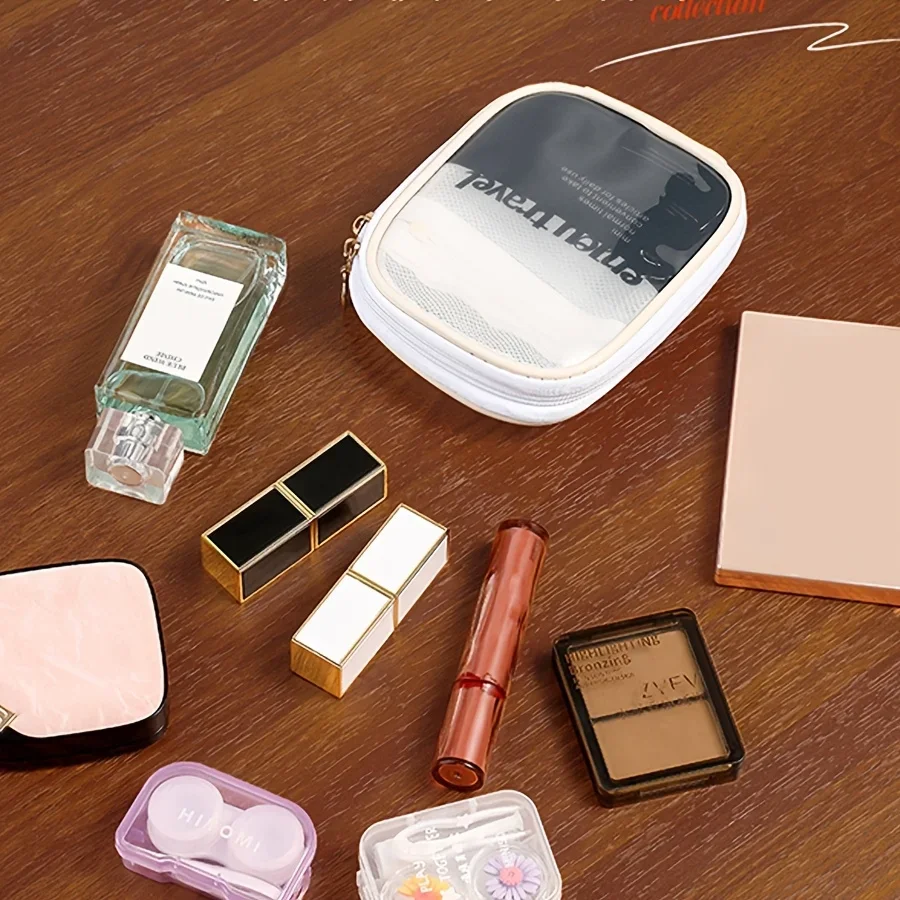 1pcs Lightweight and transparent lipstick bag, a daily travel essential
