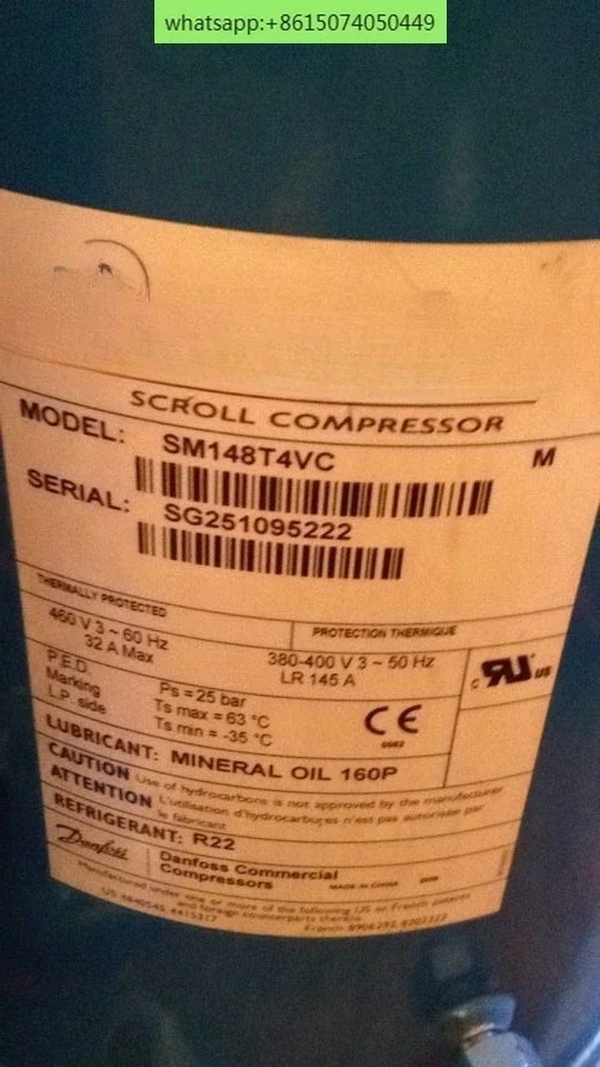 

Компрессор кондиционера SM148T4VC SM161T4VC холодильный компрессор