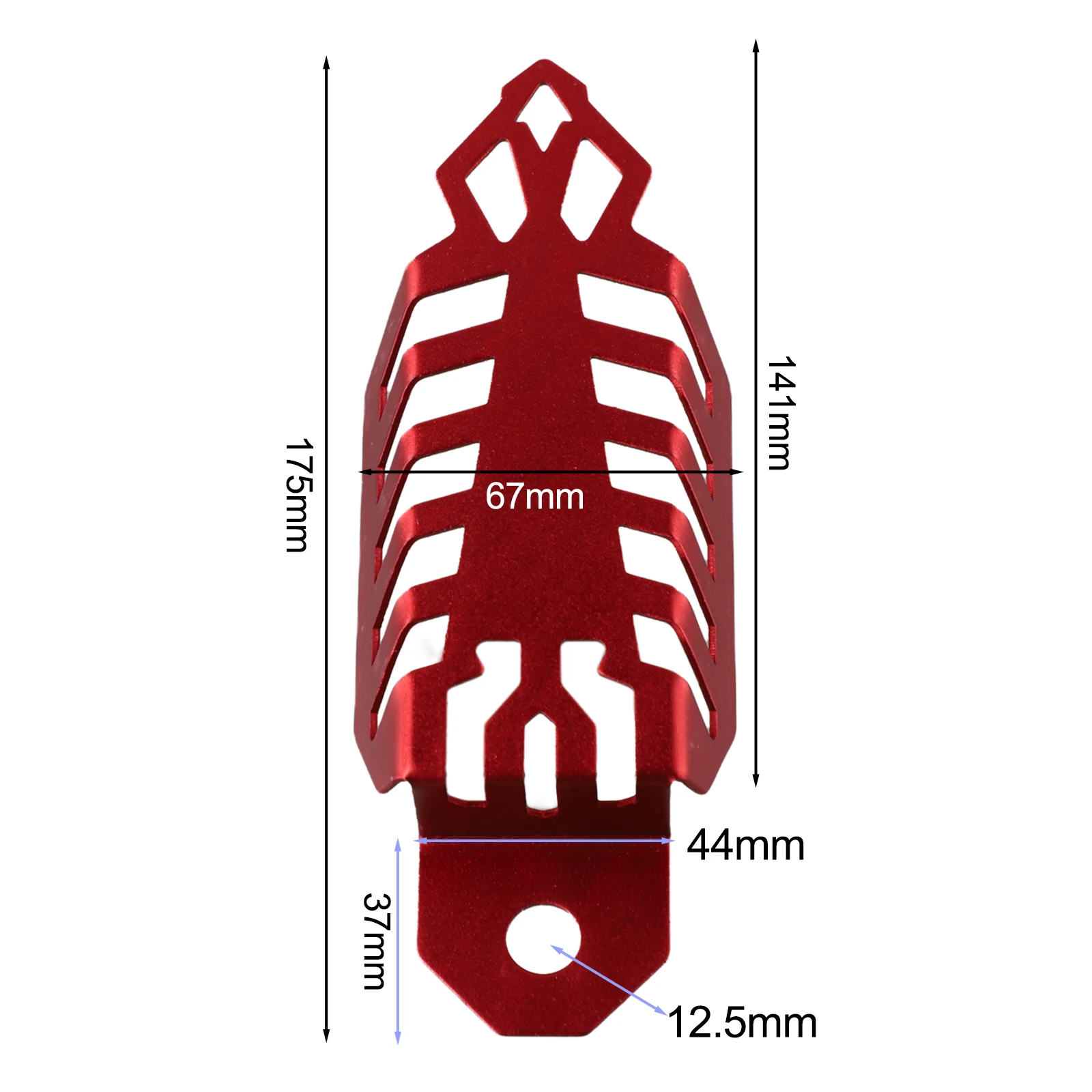 

For Motorbike Shock Absorber Decorative Cover Motorcycle Shock Absorber Aluminum Alloy Material Non-deformed Structure