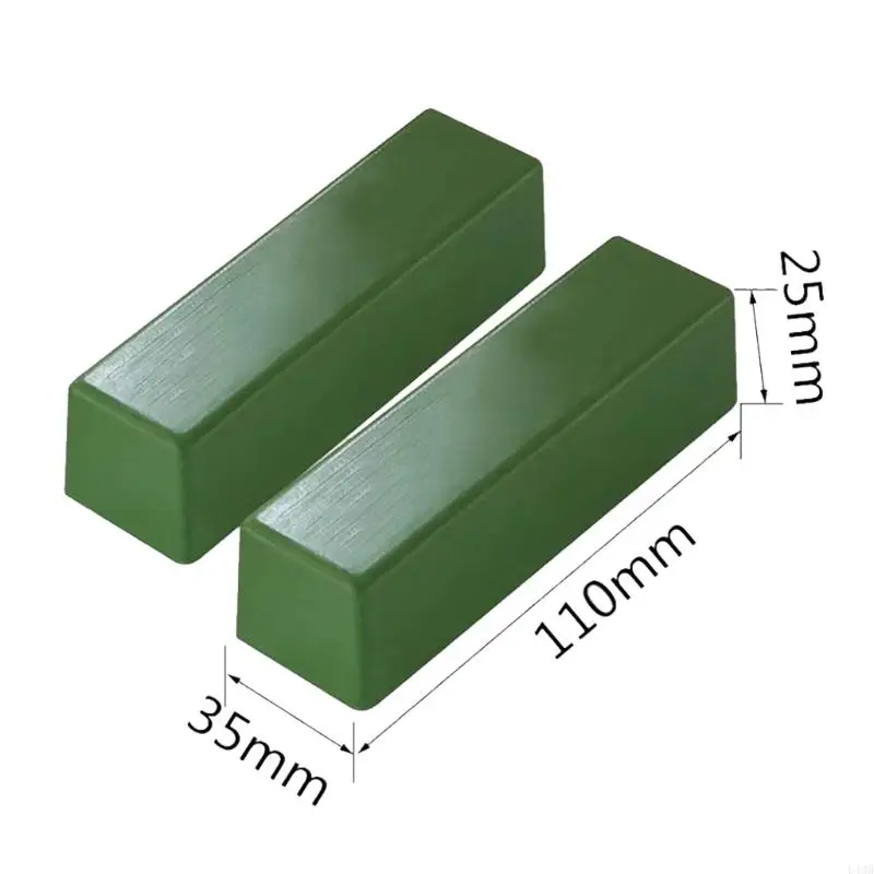 L4MB Fine Green Buffing Green Compota in metallo Palza in cera in pelle Strop Compound BAR