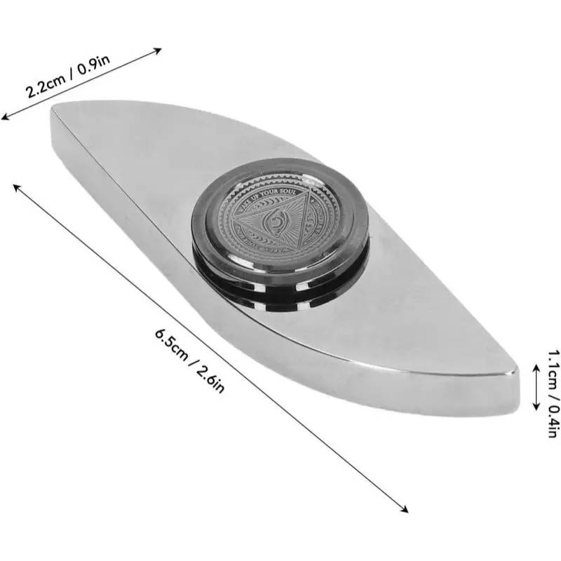 Fingertip Gyro ,Relieves Stress & Anxiety, Improves Concentration, Portable Design, Ideal for Office & Travel