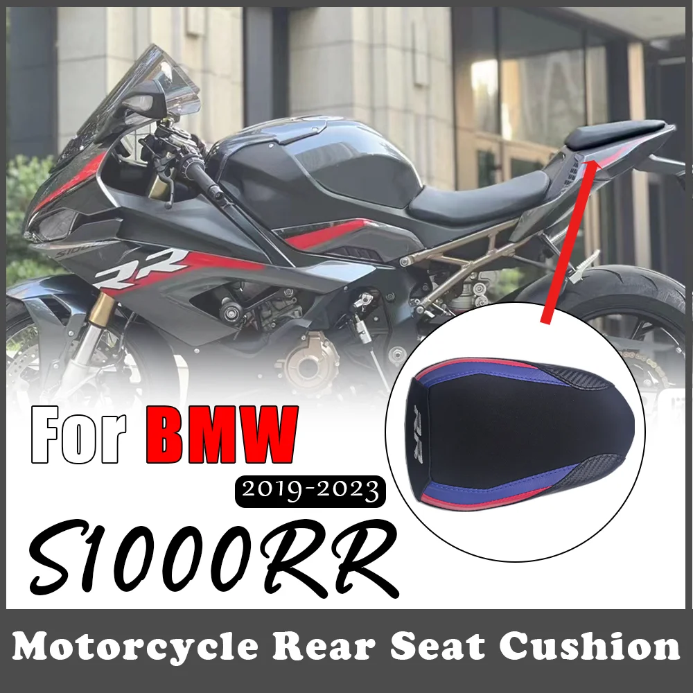 

Motorcycle Rear Passenger Pillion Seat Cover Cushion Pad For BMW S1000RR M1000RR 2019 2020 2021 2022 2023