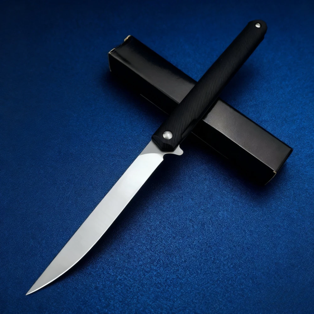 

Hot Sale 7Cr13Mov Pocket Folding Knife Nylon Handle Outdoor Survival Fighting Pen Knife Self Defense Rescue Survival Hand Tools