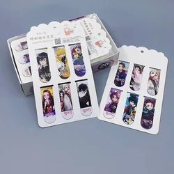 6 Pcs Anime Cute Metal Magnetic Bookmark Book Marker School stationery kids gift