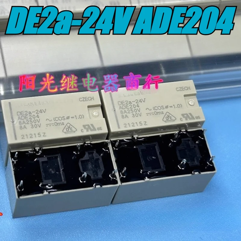

（Brand New）1pcs/lot 100% original genuine relay:DE2a-24V ADE204 power relay 6pins 24VDC