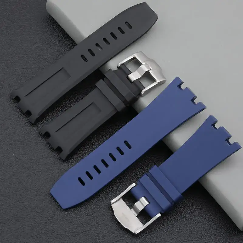 Nfr ultra end FKM fluororsoft Watch band 28mm สำหรับสายรัด AP สำหรับ Audemars Belt สำหรับ Piguet royoak Offshore 15703 15710