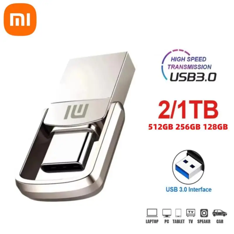 Новые-высокоскоростные-металлические-флэш-накопители-xiaomi-usb-30-1-ТБ-2-ТБ-интерфейс-type-c-водонепроницаемая-флэш-накопитель-u-диск-512-ГБ