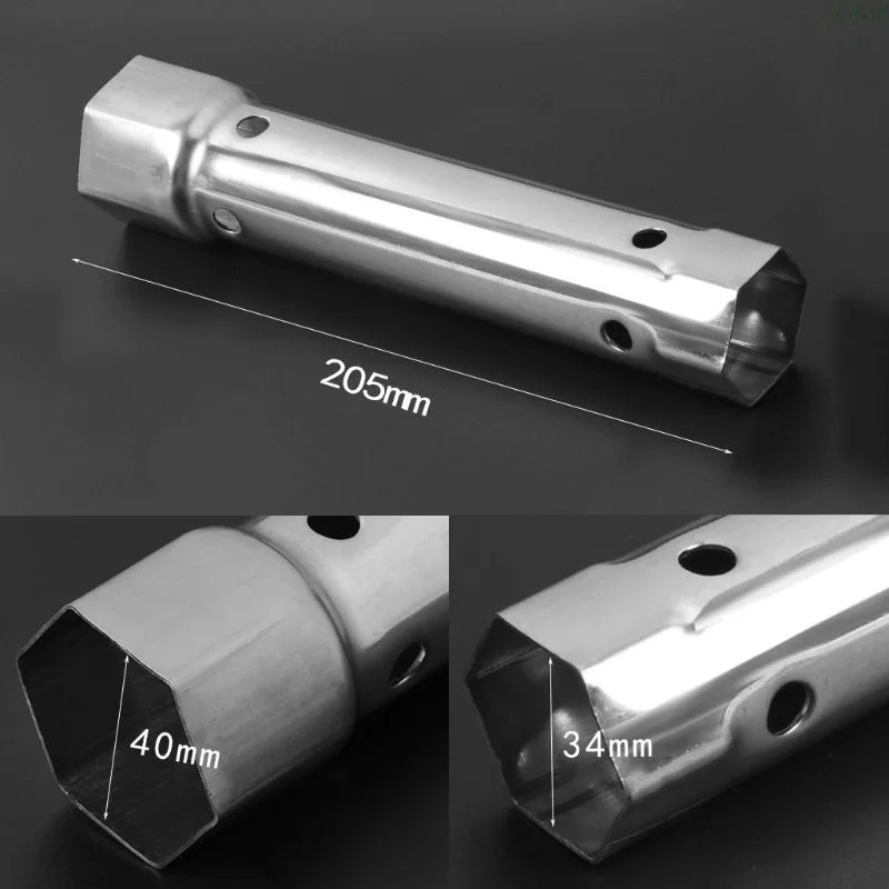 Pipe Spanner Repair Tool Allen Key Ring Socket Wrench Ratchet Sink Hexagon