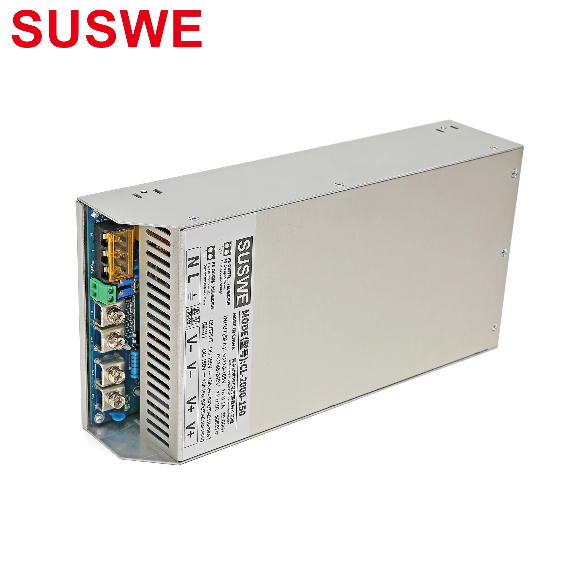 NEW (PFC)1500W 1800W 2000W high-power adjustable DC switching power supply 24V/30V/36V/40V/45V/48V/60V/80V/110V/220V/250V/300V