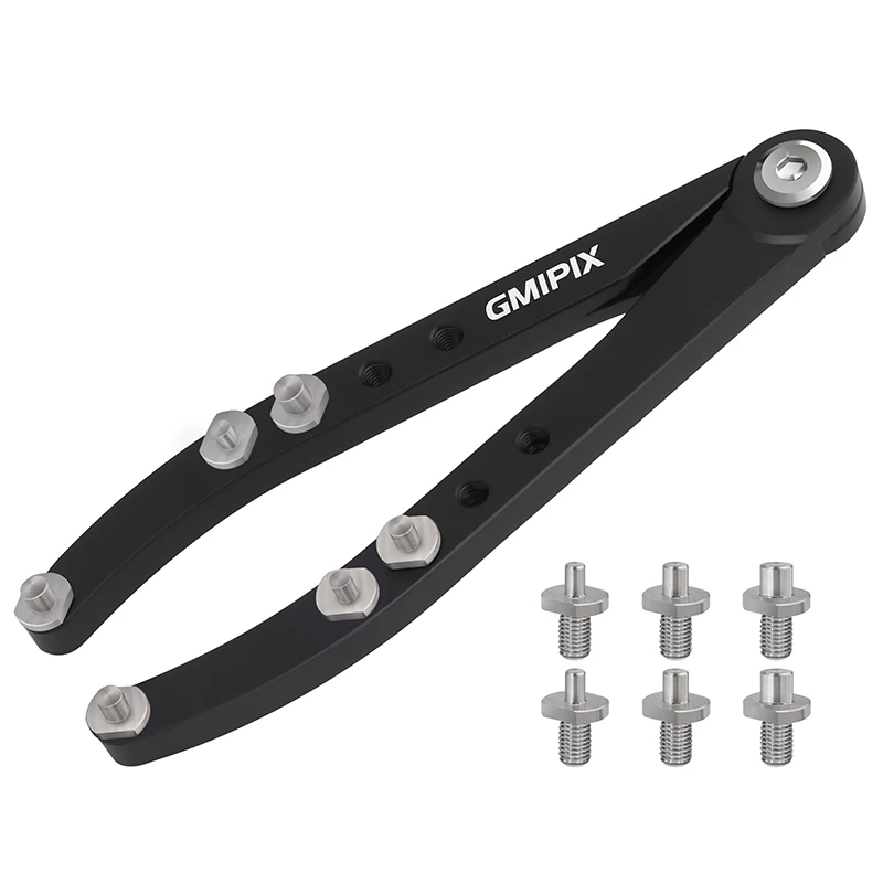 GMIPIX Einstellbare Pin Schraubenschlüssel Fahrrad Pin Spanner 3mm 4mm 5mm Pin Werkzeug Motorrad Gabel Kappe Entfernung Schlüssel – Detail 1