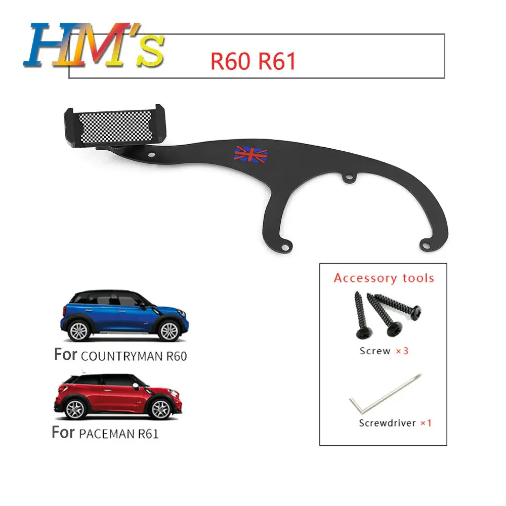 For MINI Cooper R60 R61 Countryman Paceman Auto Mobile Phone Holder Car Accessories Cellphone Bracket Left Hand Drive Clip Stand