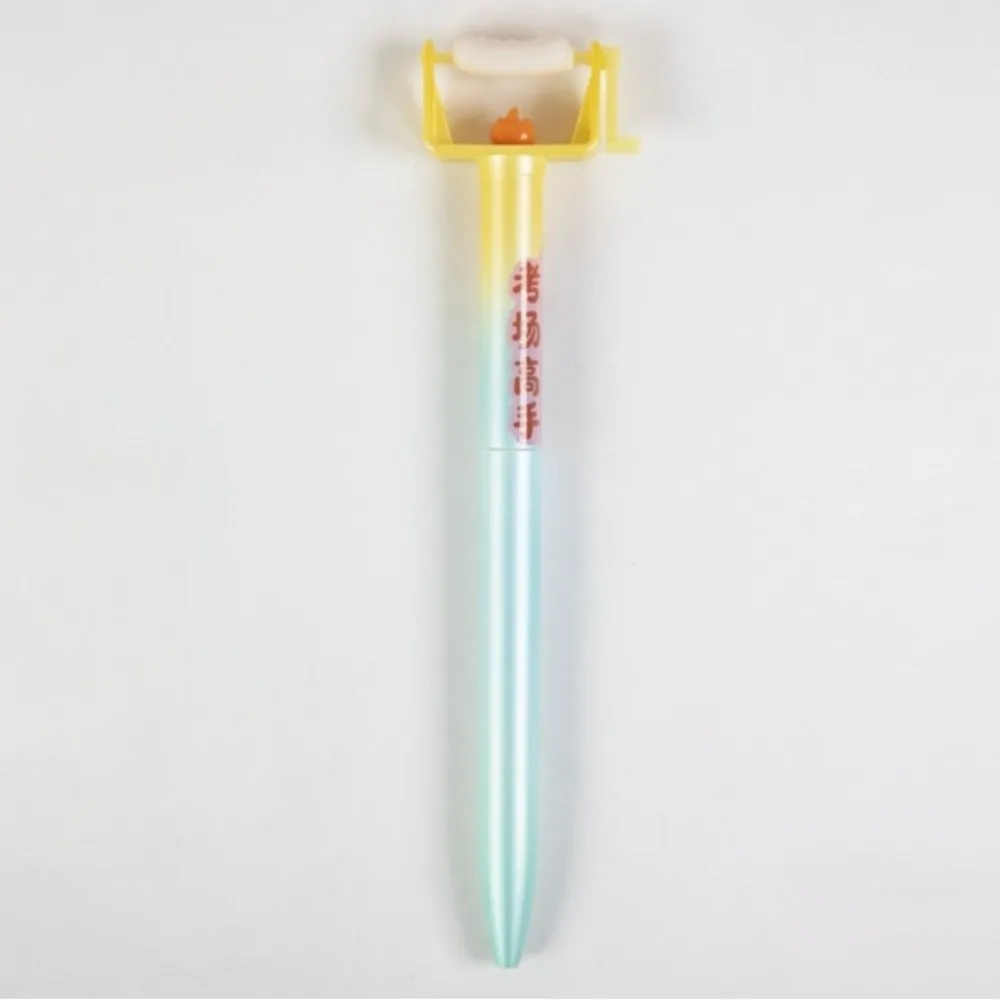 Funny BBQ Theme Color-Changing Pen 0.5 Tip Novelty Rotating Refill Pen Smooth Writing Neutral Design Writing Pen Office Use