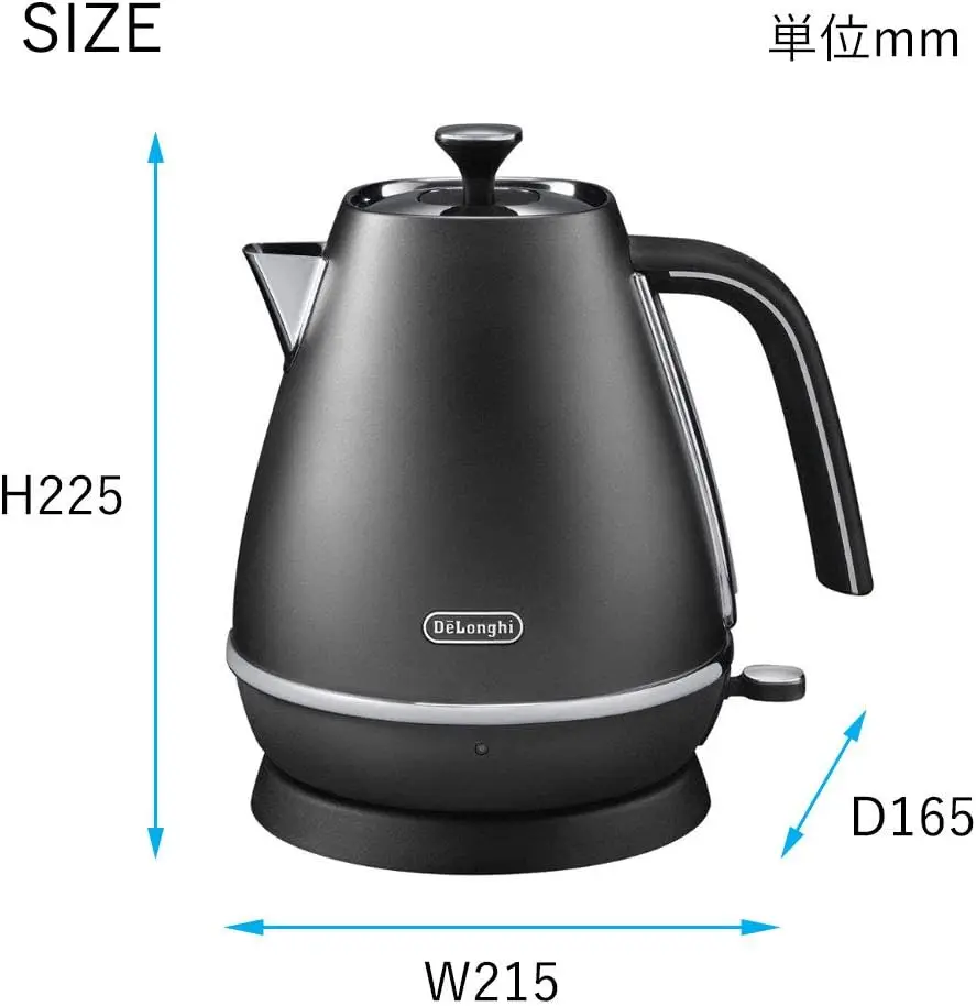 Distinta collection Electric kettle KBI1200J (Elegance Black)