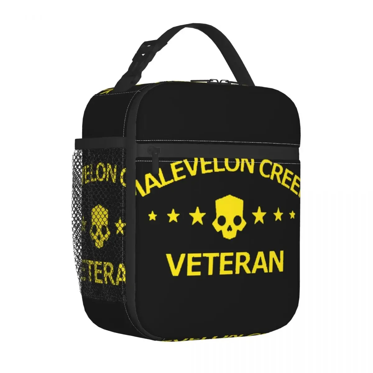 Insulated Lunch Bag Helldivers 2 Malevelon Creek Veteran Lunch Box Tote Food Handbag