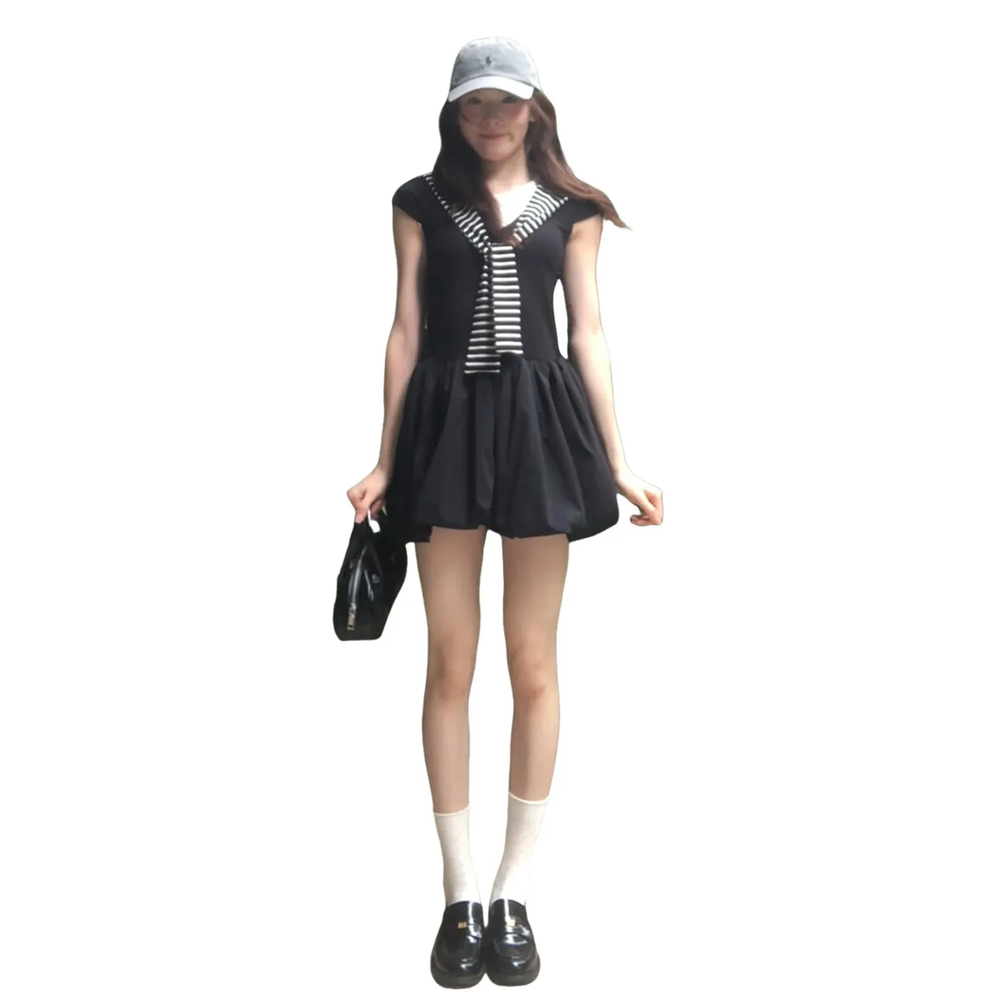 Vestidos de manga curta das mulheres princesa primavera gaze frisado em camadas puff manga império cintura cottagecore fairycore fofo fluindo