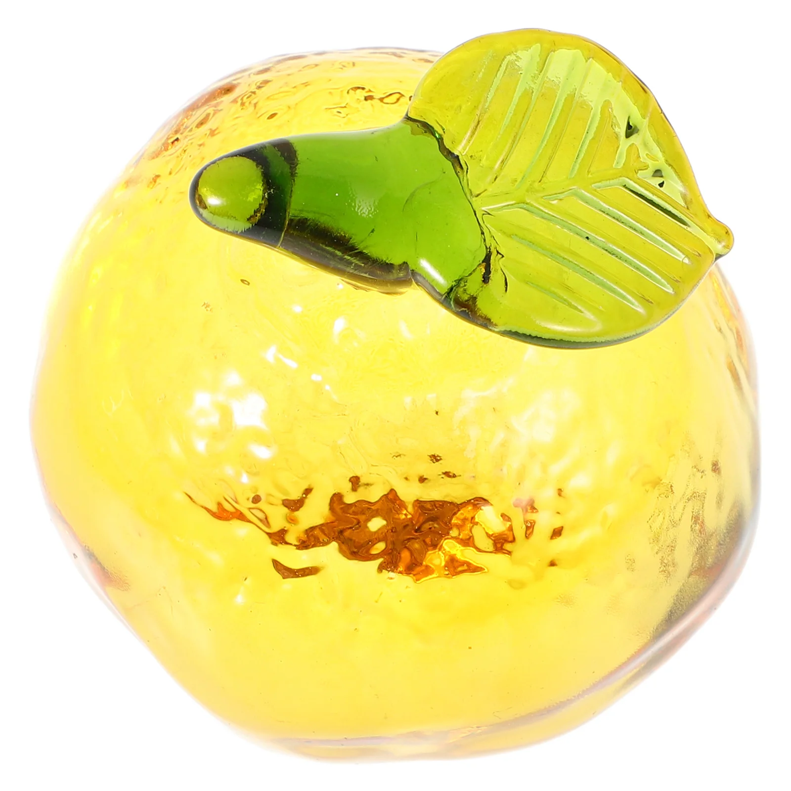 

Glass Orange Fruit Decoration Realistic Artificial Citrus Ornament for Kitchen Living Room Desk Holiday Christmas Decor