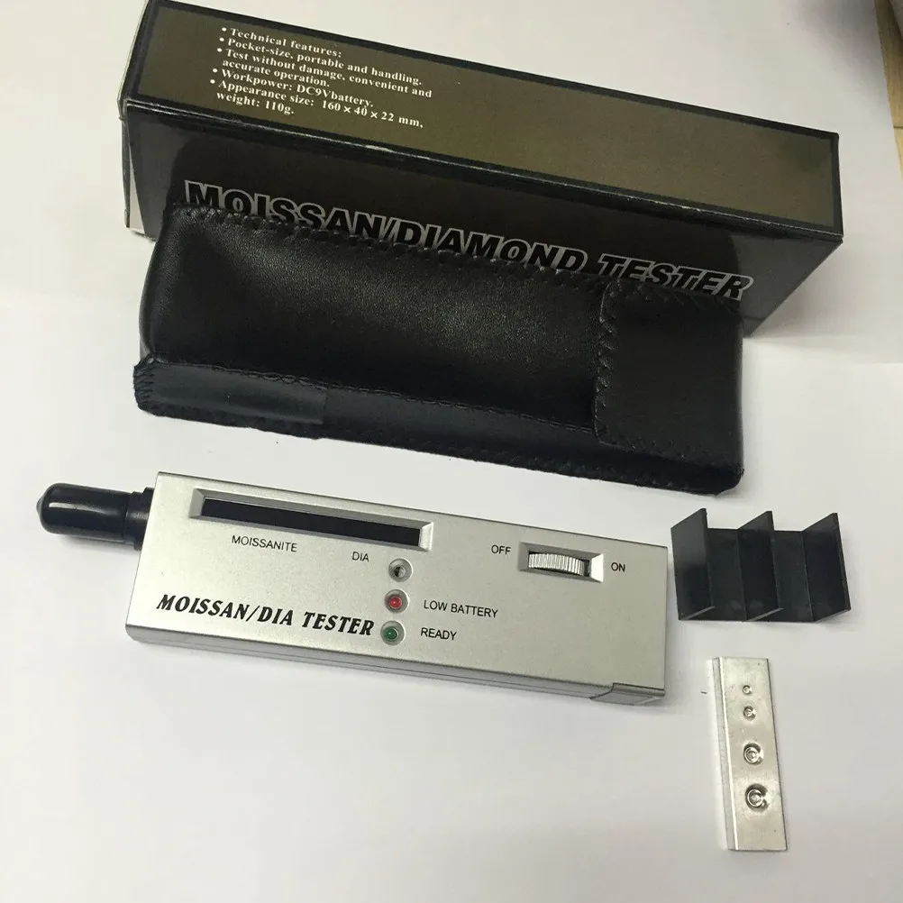 

1Set Diamond Tester Professional Grade Metal Construction Accurate Fast Testing Portable Compact Design for Diamond Moissanite