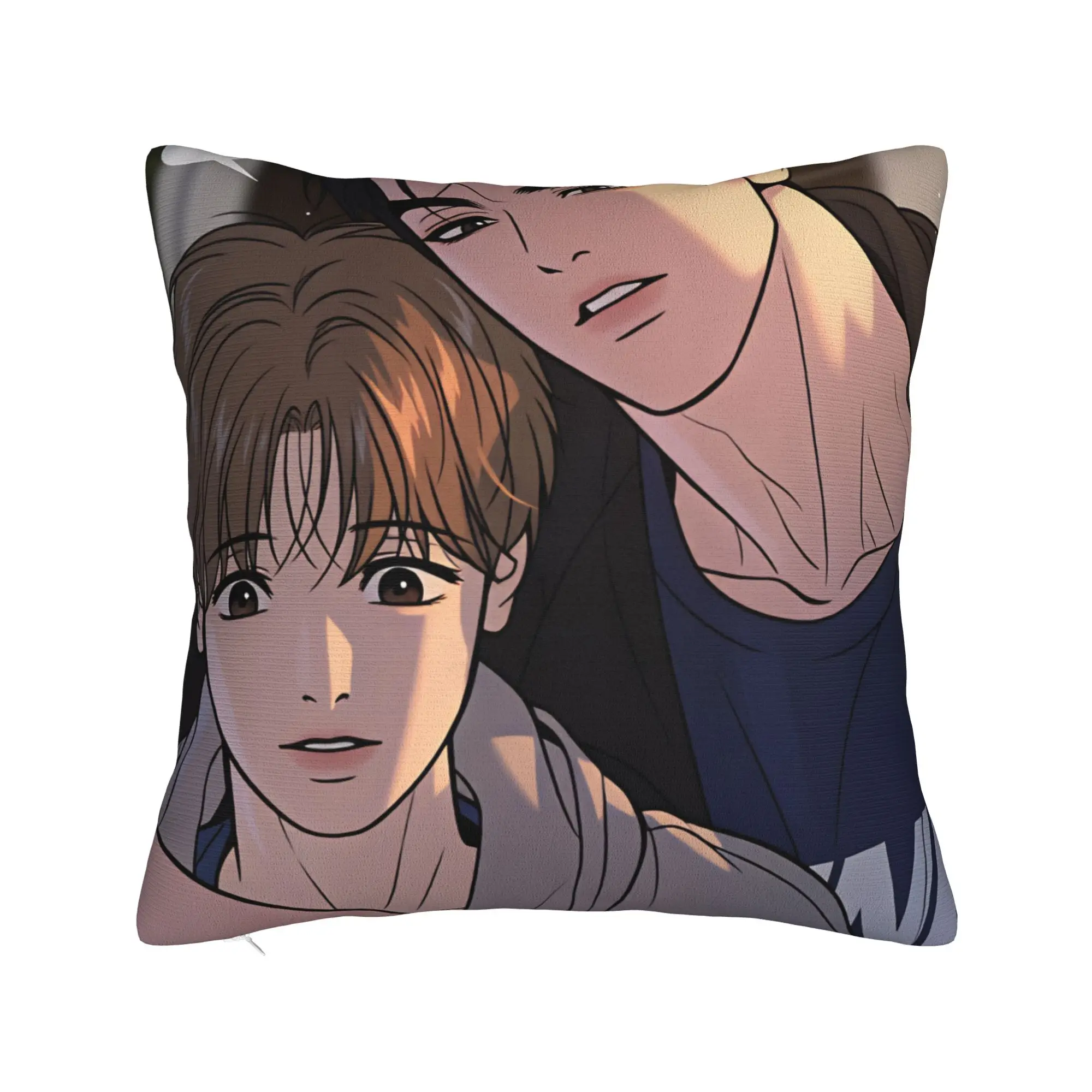 Bl Manhwa Jinx Joo Jaekyung   Pillow Cover  Vintage Pillow Case Home Decorative Cushion Cover Soft Design Pillowcases Gift