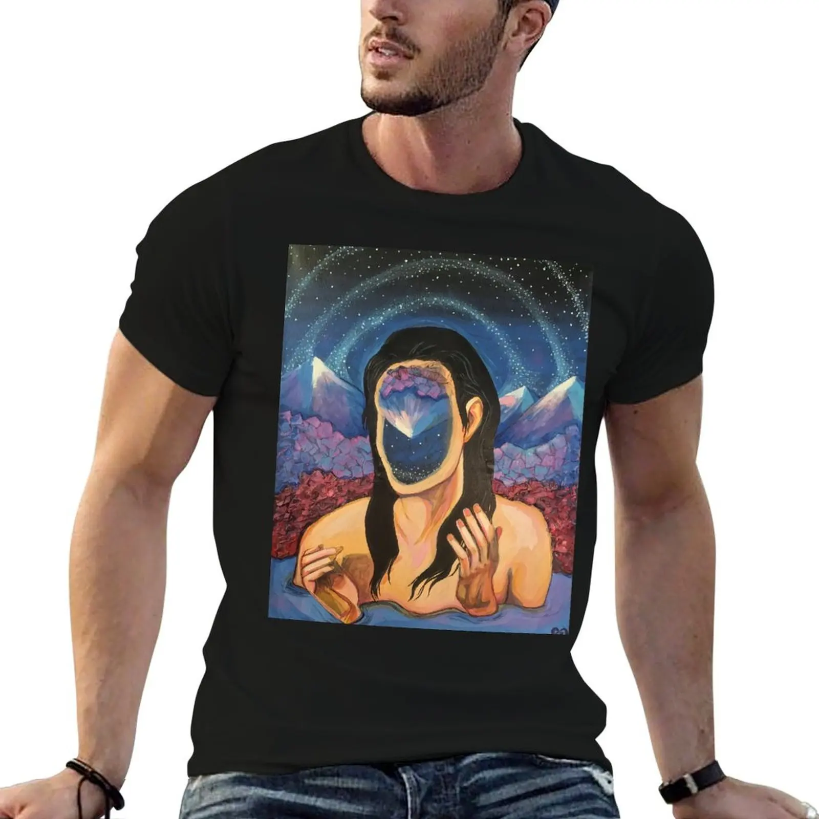 

Loss of Identity' for Art on a Mission T-Shirt t shirts with prints man t shirts graphic anime tshirt T-Shirt