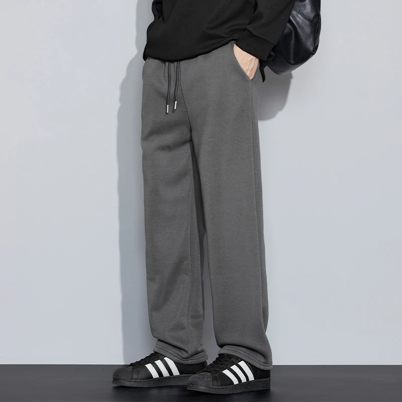 

Новые осенне-зимние свободные комфортные вязаные прямые брюки-джоггеры Dooja, повседневные, свободного кроя, со средней талией, длинные, молодежный стиль