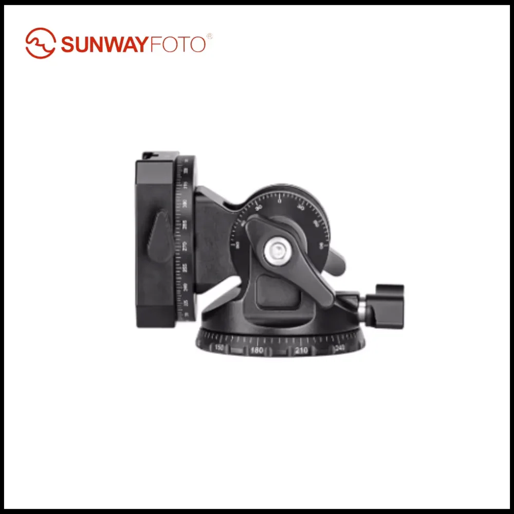 SUNWAYFOTO DT-03R  Two-way Head - Lightweight & Durable T6061 Aluminum Camera Panoramic Tilt Head with 33lb Load Capacity