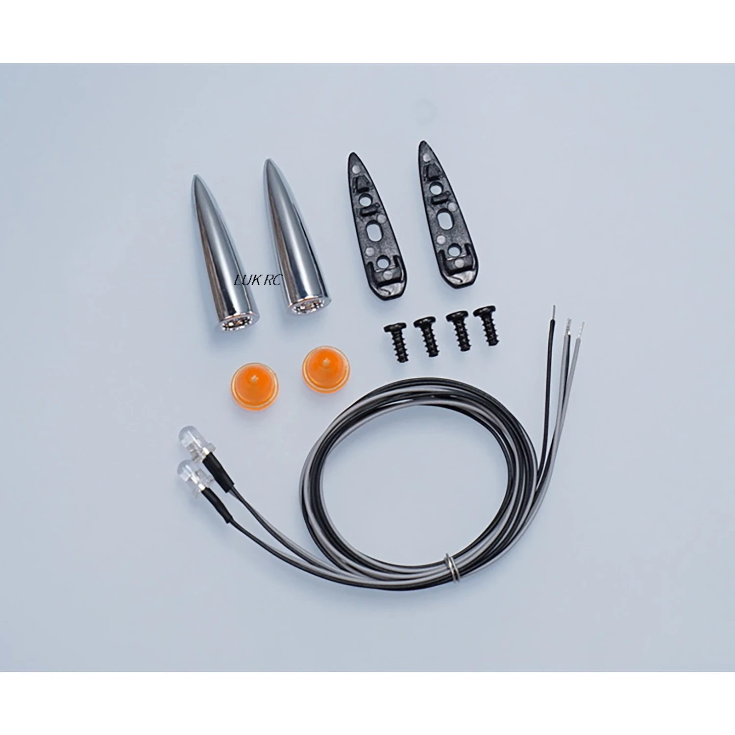 พลาสติกสีเหลืองหลังคา Light MARKER โคมไฟสําหรับ TAMNIYA 1/14 RC รถบรรทุกรถบรรทุก Dumper รถบรรทุก DIY Tipper อะไหล่