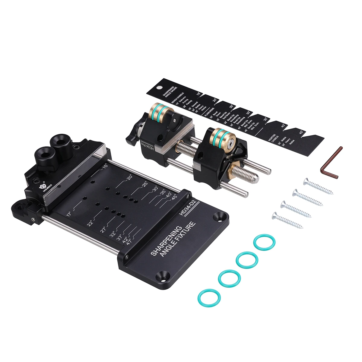 

HD34 Pro Honing Guide For Chisels And Planes Woodworking Sharpening System With Sharpening Angle Fixture Angle Gauge