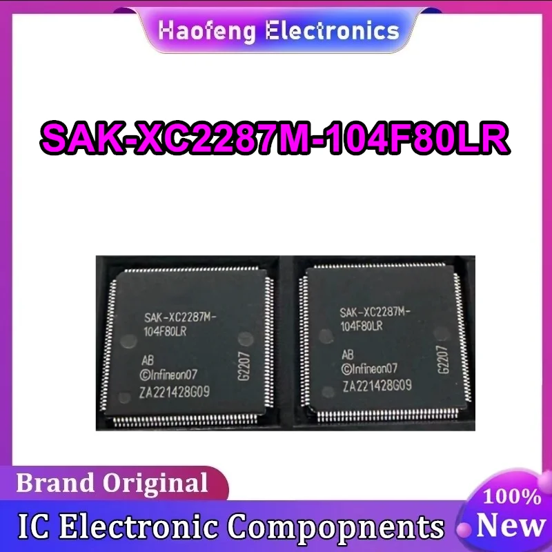 

Микросхема SAK-XC2287M-104F80LR LQP144, 100% новая, оригинальная, в наличии