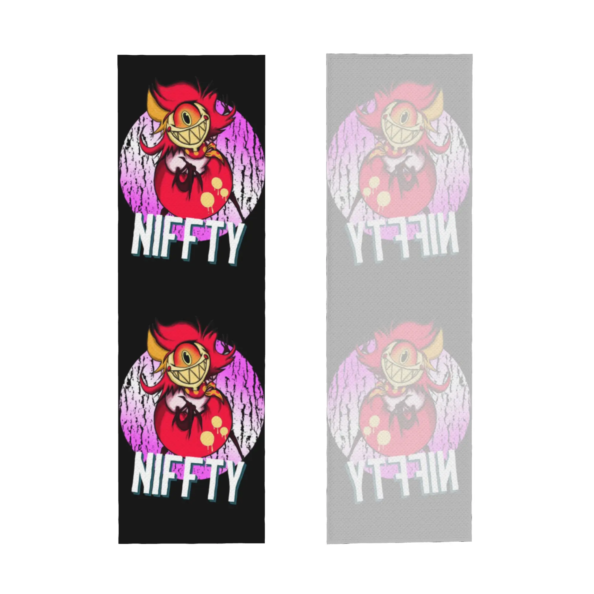Cold Exercise Towel Hazbins Anime Animation Hotel Niffty Beach Sports Yoga Camping Towel Refreshing Sports Scarf Face Towels