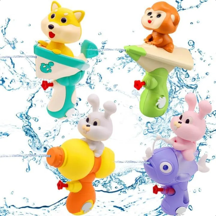 

Dolanus Water Gun Toys for Ages 38: Mini Animal Water Guns Squirt Guns Party Favors Outdoor Toys