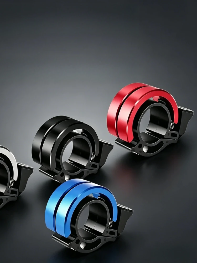 AliExpress NONE 22mm Double Ring MTB Bicycle Bell, Alloy Bike Horn, Crisp Ring Tone, Beep Sound Effect, Warning Alarm Bell, Handlebar Mounted Cy