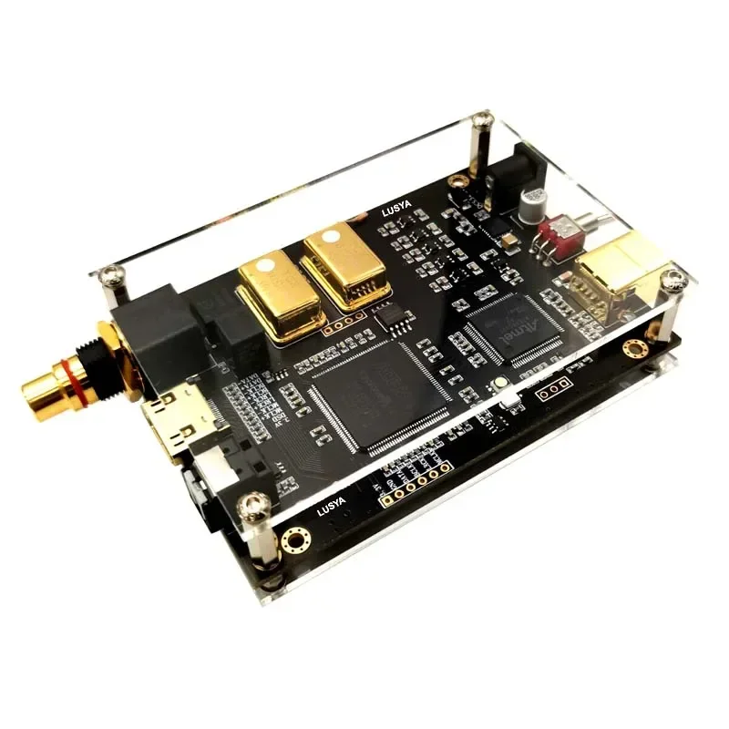 BoMaSDLHiFi Amanero Italian USB Interface Card Cpld DSD512 384k Dop128 AS318B 0.1ppm Coaxial Output I2S Signal Processing Spdif