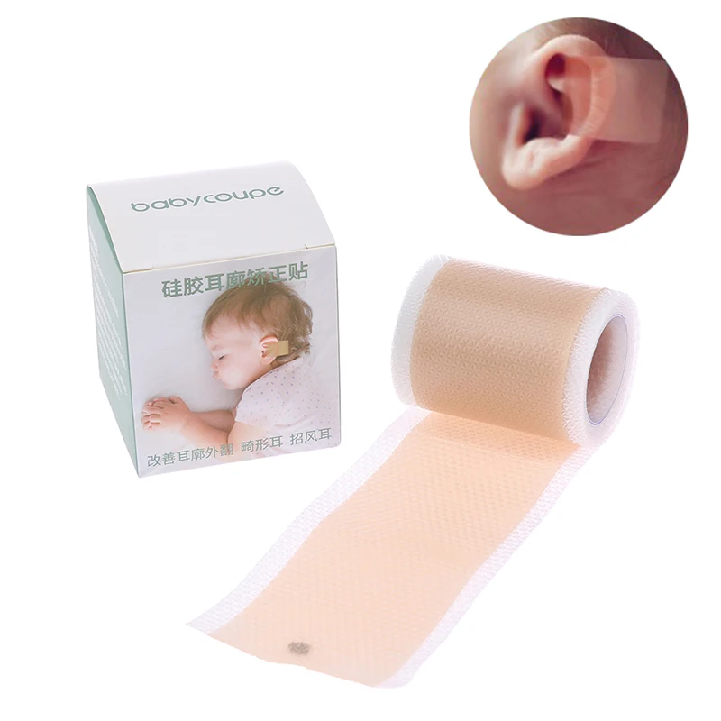 Ear Aesthetic Corrector Ear Correction Tape Ear Cleaner Tool Kit Newborn Baby Kids Infant Protruding Ear Patch Stickers 50-100cm