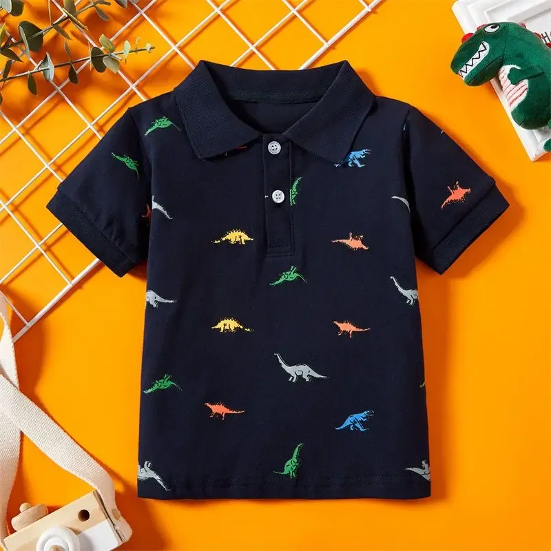 

2025 Boys Summer Best Friends T Shirt Cartoon Animals Tees Shirt Short Sleeve Brother Matching Outfit Kids Tops Boys Clothes