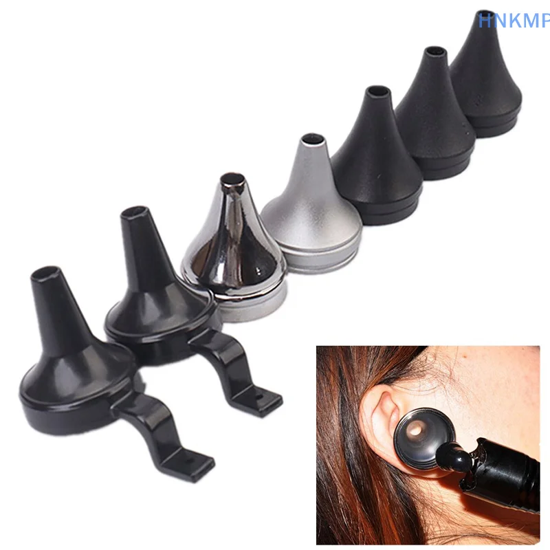 Medical Reusable Adult Child Non Disposable Speculum Earmuff Otoscope Accessory Ear Tip Funnel Nozzle Specula Cone Replacement