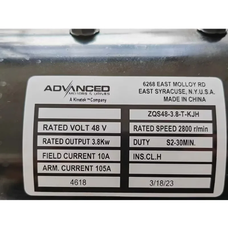 رائجة البيع EZGO محرك عربة جولف كهربائي ZQS48-3.8-T E-Z-GO 48 فولت محرك ملحقات المحرك