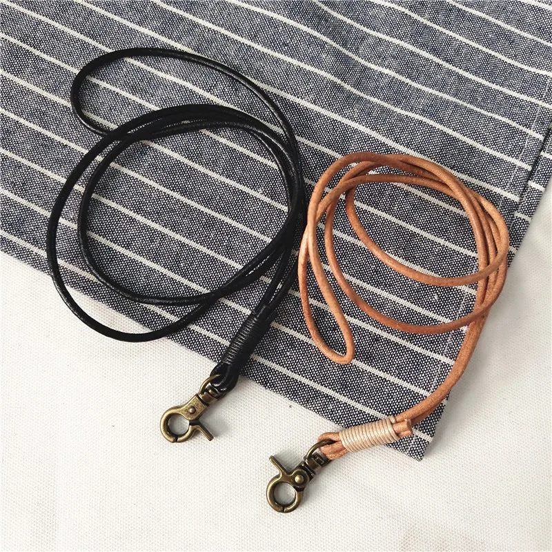 Genuine Leather Lanyard Neck Strap for Mobile Accessories