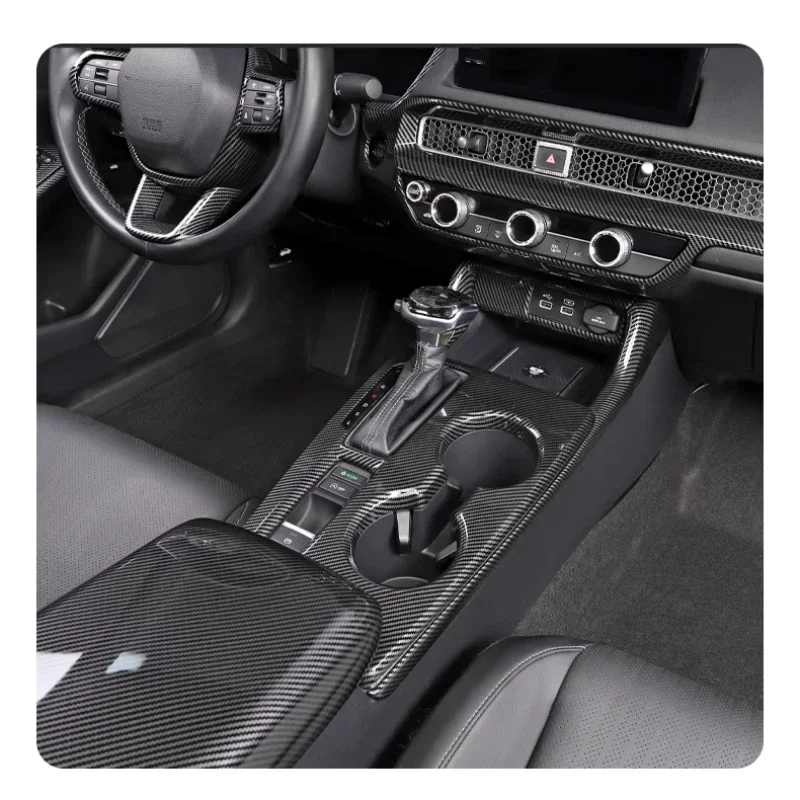 For Honda Civic Integra 11th Central Control Armrest Trim Pieces and Interior Decoration Accessories Accesorios Para Auto Tools