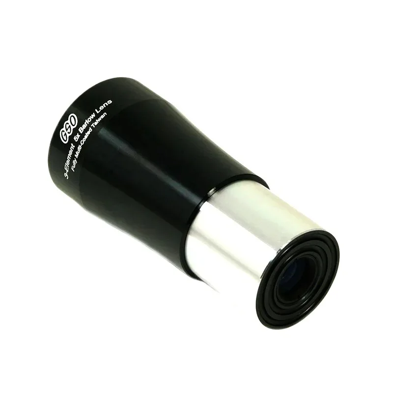 GSO 1.25-Inch 5X Barlow Lens Astronomical Telescope Eyepiece Accessory Extended 3-Element Focus Length for Stargazing And Space