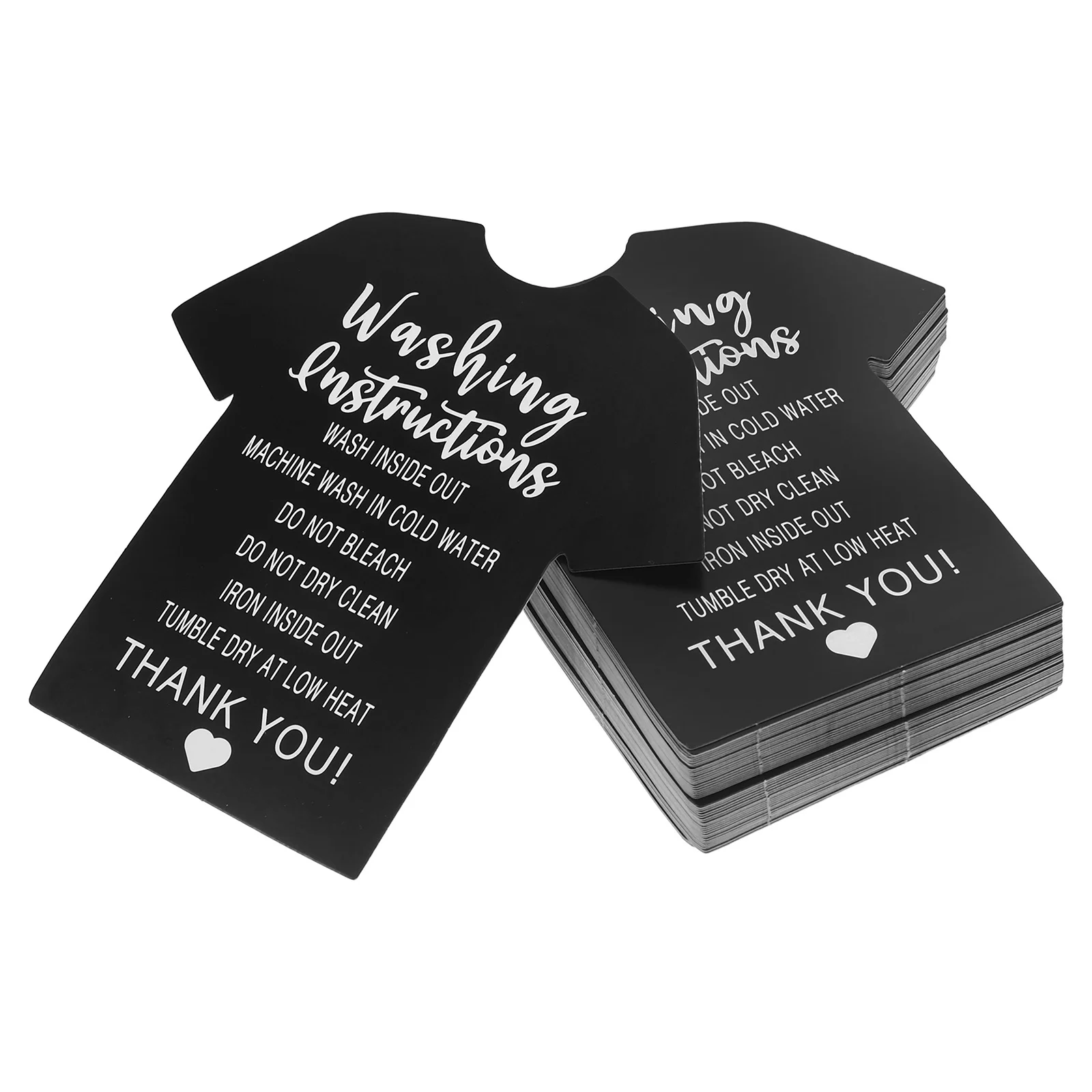 

300 шт., карты с инструкциями по стирке, этикетка для ухода за одеждой для рубашек, руководство для стирки, карты, бирки для футболок, этикетки для стирки, бирки для одежды