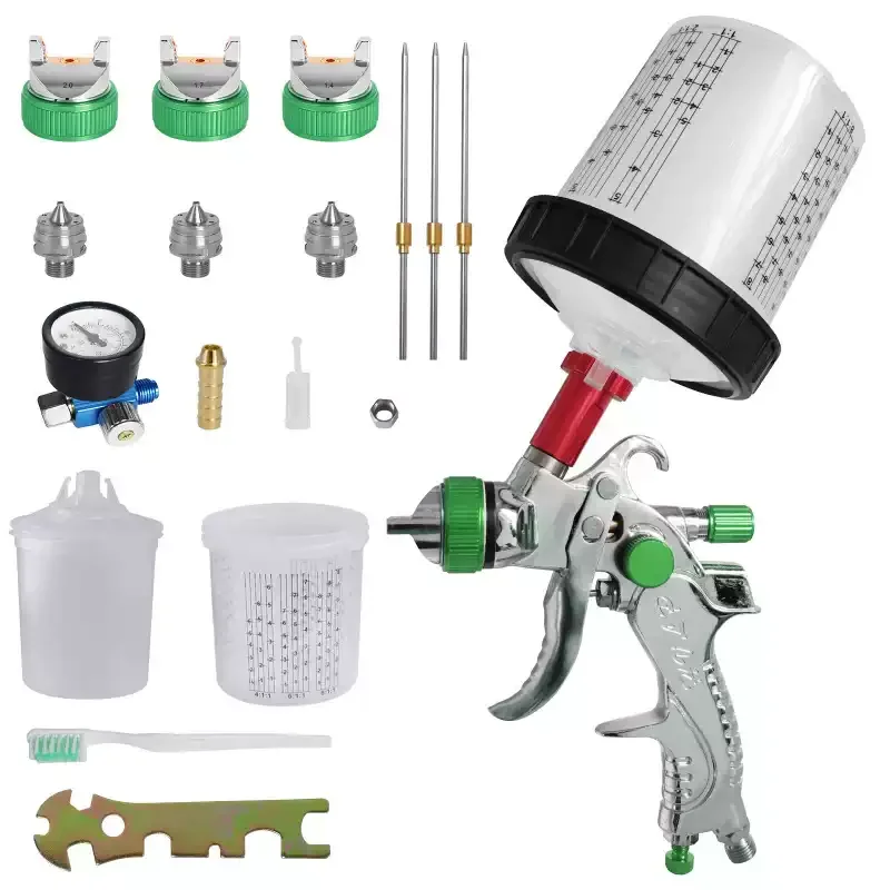 High Atomization Pneumatic Spray Gun,Spraying Tool for Car Paint & Latex Paint