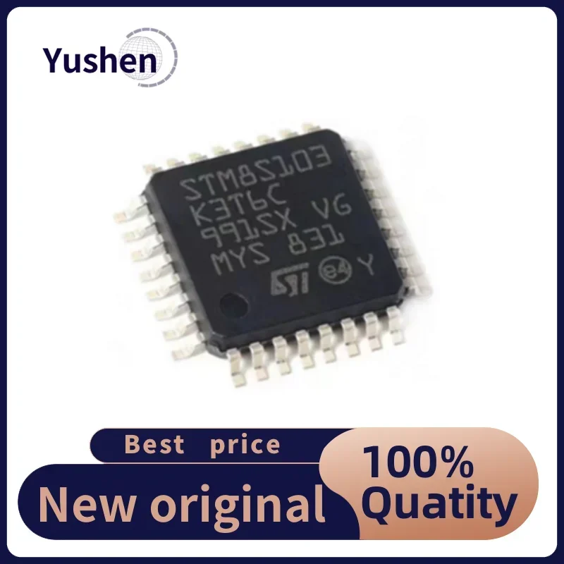 

10PCS STM8S103K3T6C STM8S903 STM8S003 LQFP32 K3T6 STM32F031K6T6 Microcontroller IC Chips