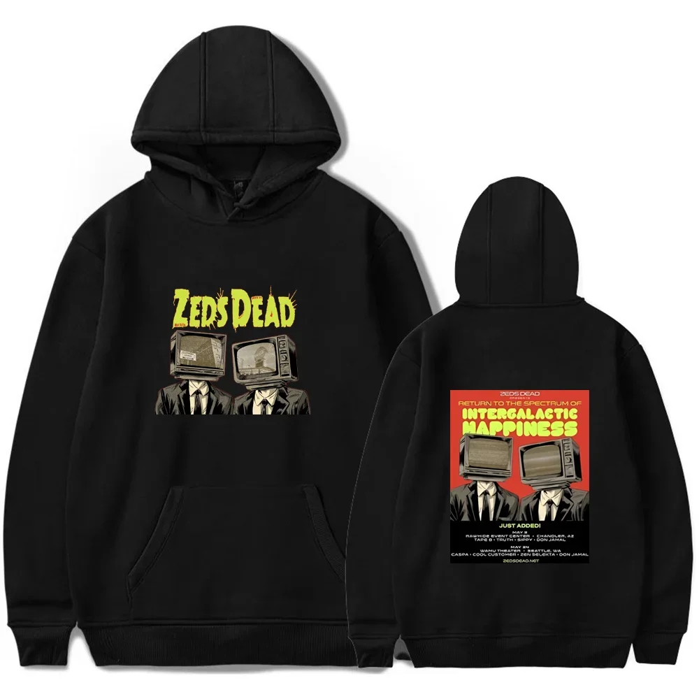 

Толстовки Zeds Dead Merch для женщин и мужчин, повседневные трендовые крутые модные пуловеры с длинными рукавами и принтом